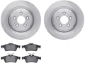 Rear Brake Pad and Rotor Kit for Jaguar XF (2009–2015) HT276PD