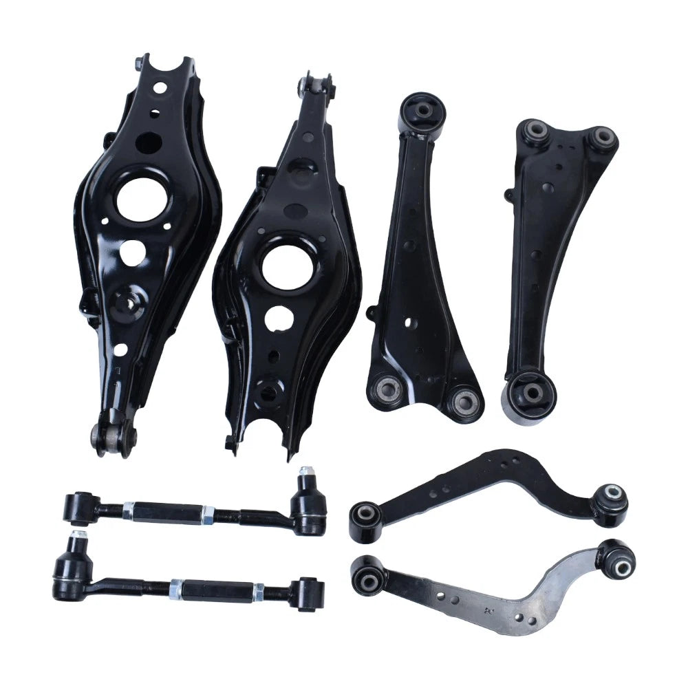 Set of 8 Rear Upper & Lower Suspension Control Arms for Toyota RAV4 (2006–2018)