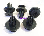 10 x Honda Civic 10mm Hole Front Rear Bumper Push Rivet Lock Clip