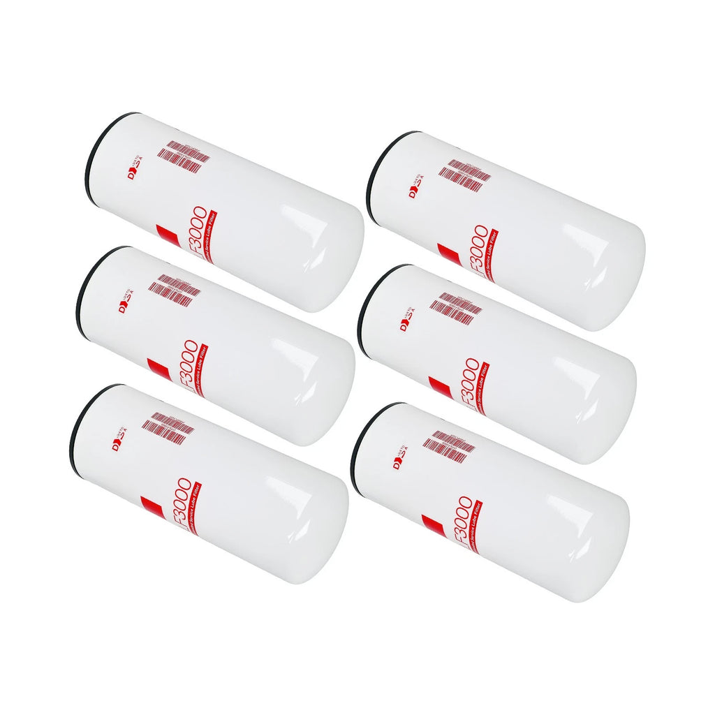 Set of 6 Oil Filters for Cummins ISC ISL Diesel Engine (8.3L 9.0L)
