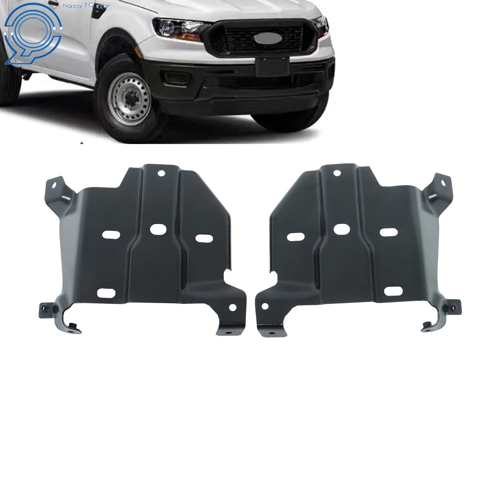 Set of 2 Bumper Brackets for Ford Ranger (2019–2023)