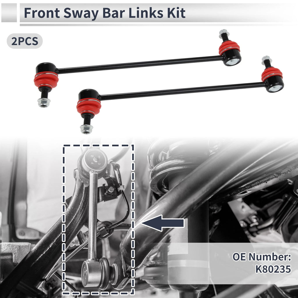 Set of 2 Front Stabilizer Bar Links for BMW 740i (1995–2001) No.K80235