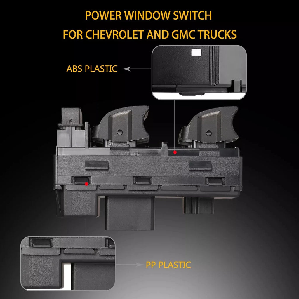 Master Power Window Control Switch for Chevy Silverado GMC Sierra (2007–2015) 20945129