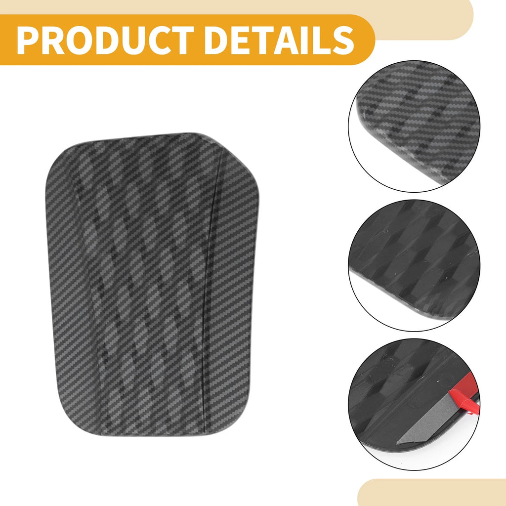 Fuel Tank Door Cap for Ford Bronco (2024–2025) Carbon Fiber Matte Black ABS