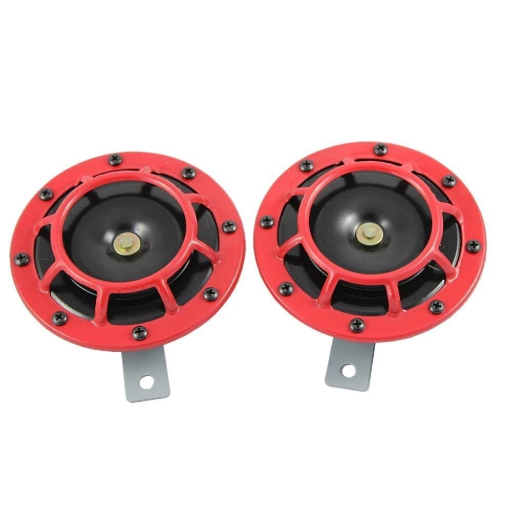 Compact Electric Car Horn for Universal Fit (12V)