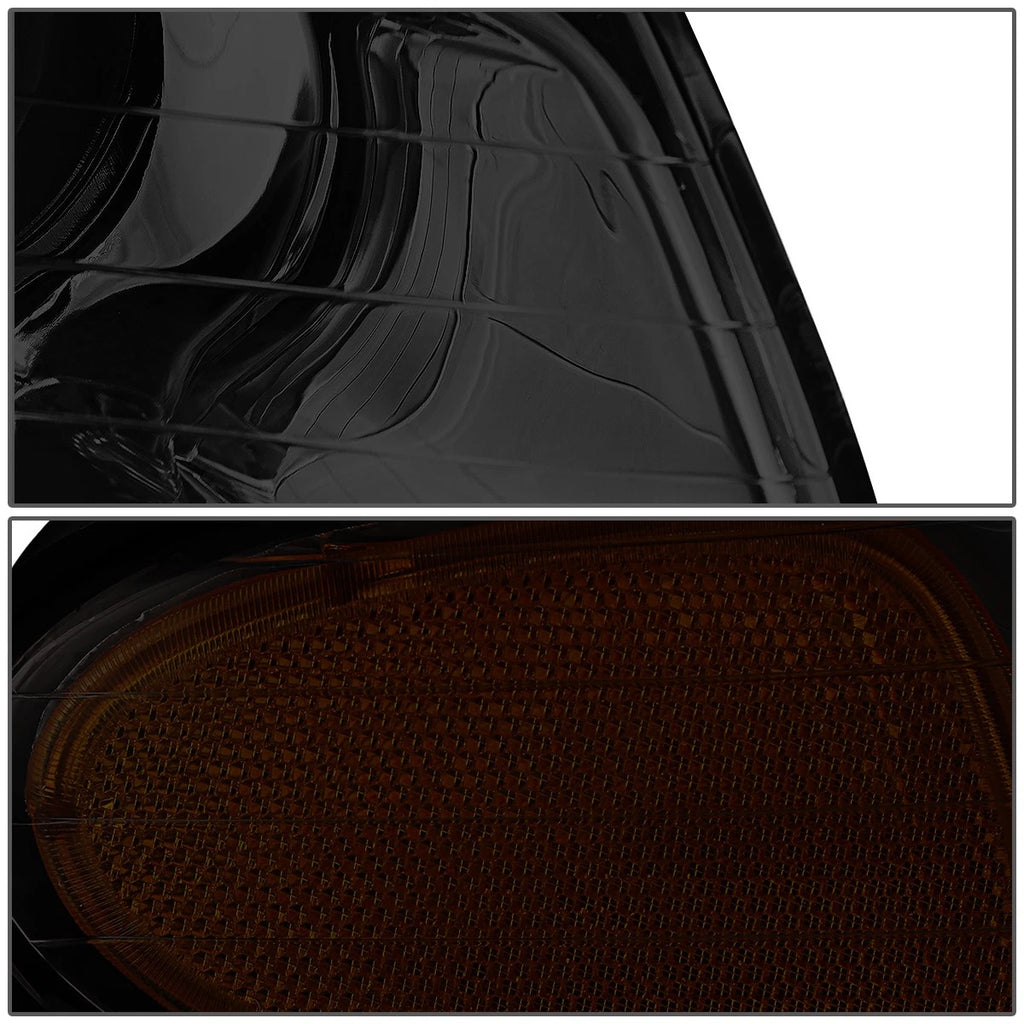 Smoked/Amber Signal Projector Headlights for Grand Caravan (1996–1999)