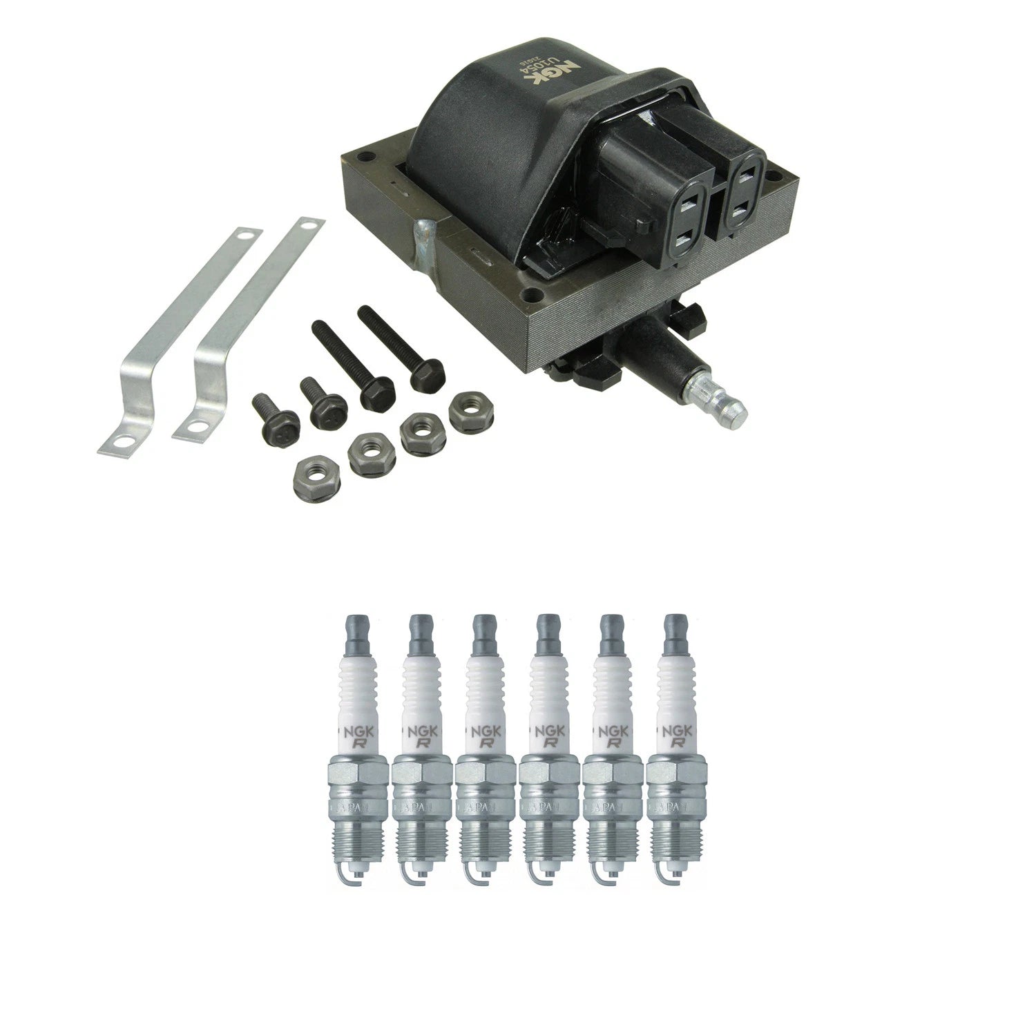 Set of 6 NGK Ignition Coils & Nickel Spark Plugs for Caprice Monte Carlo Grand Prix (V6)