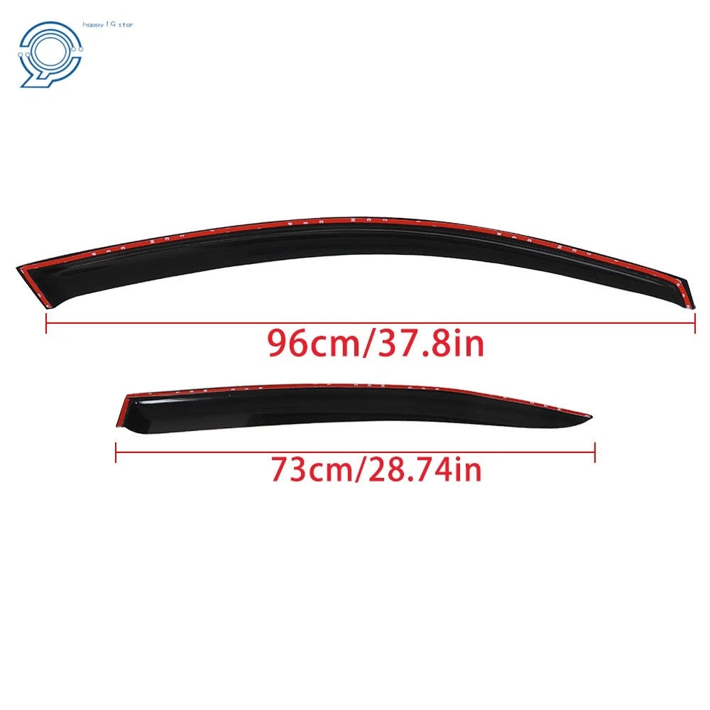Set of 4 Window Visors for Lexus IS250 IS350 ISF Sedan (2006–2012) Rain Guard