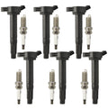 6x Ignition Coils + 6x Iridium Spark Plugs for Toyota Lexus GS350 ES350 (2007–2019)