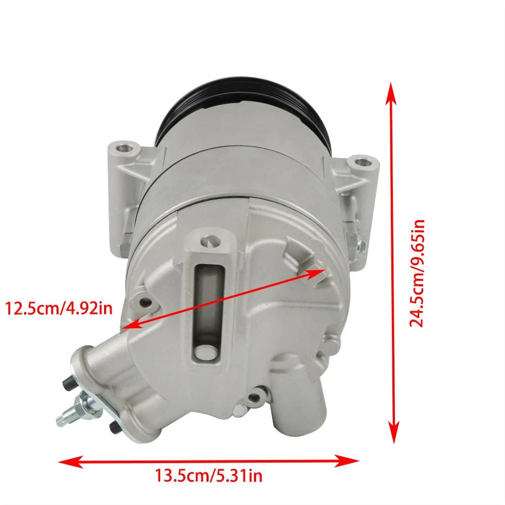 A/C Compressor with Clutch for GMC Terrain (2015-2017) & Chevrolet Malibu (2013-2016)