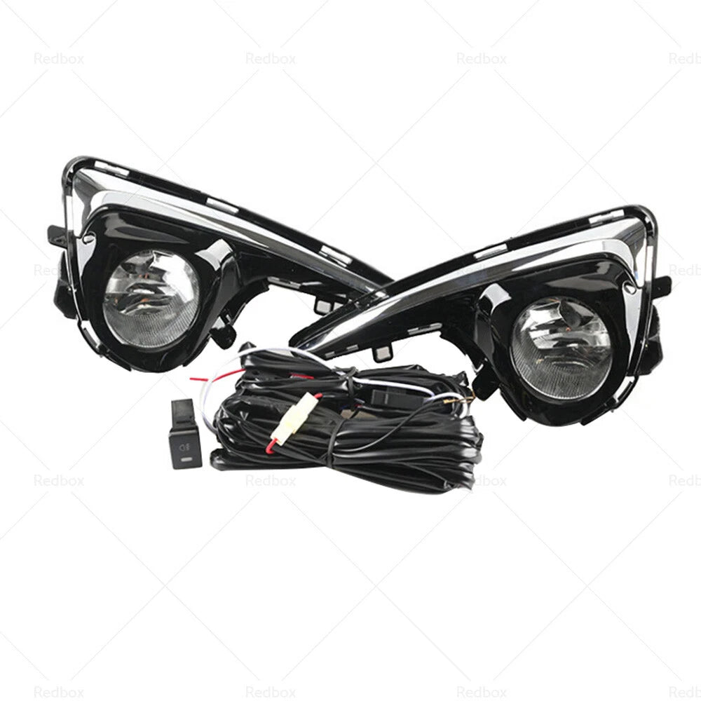 2X Front Grill Bumper Fog Lights for Toyota Yaris (2018–2019)