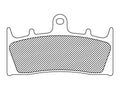 Organic Brake Pads for Buell (FAD424)