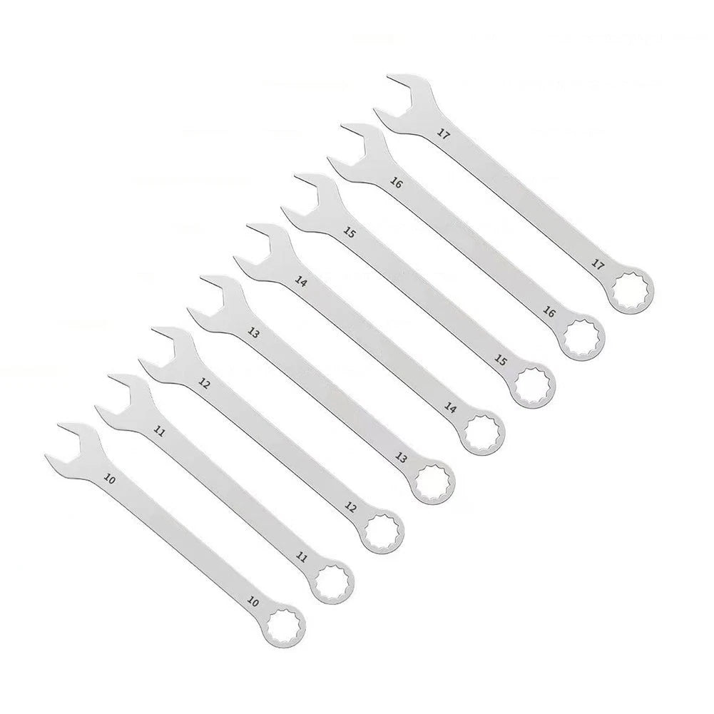 Ultra-Thin Steel Open End Wrench Set (3mm, 4mm, 32mm) for Precision Tasks