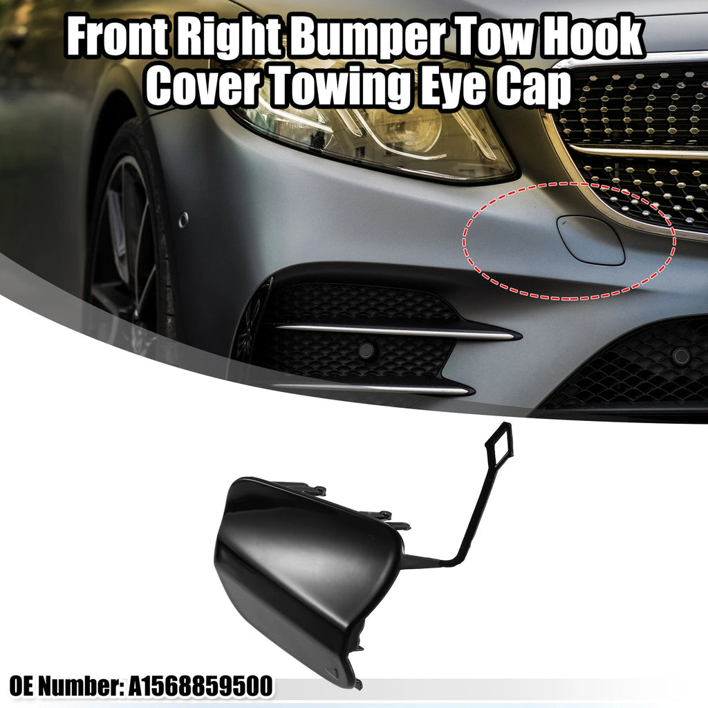 Tow Hook Cover for Mercedes-Benz GLA 250 4Matic (2015–2020) Black