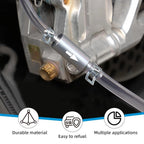 2X Brake Bleeder Hose with One Way Check Valve for Car Motorcycle