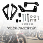Plastic Engine Protector Covers for Yamaha MT-09 (2021) T3 T9