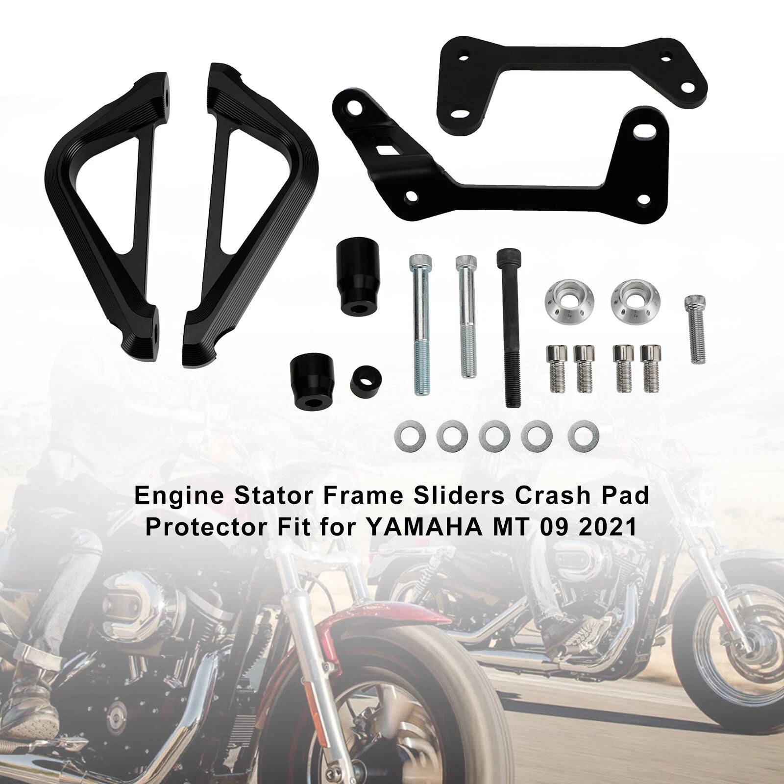 Plastic Engine Protector Covers for Yamaha MT-09 (2021) T3 T9