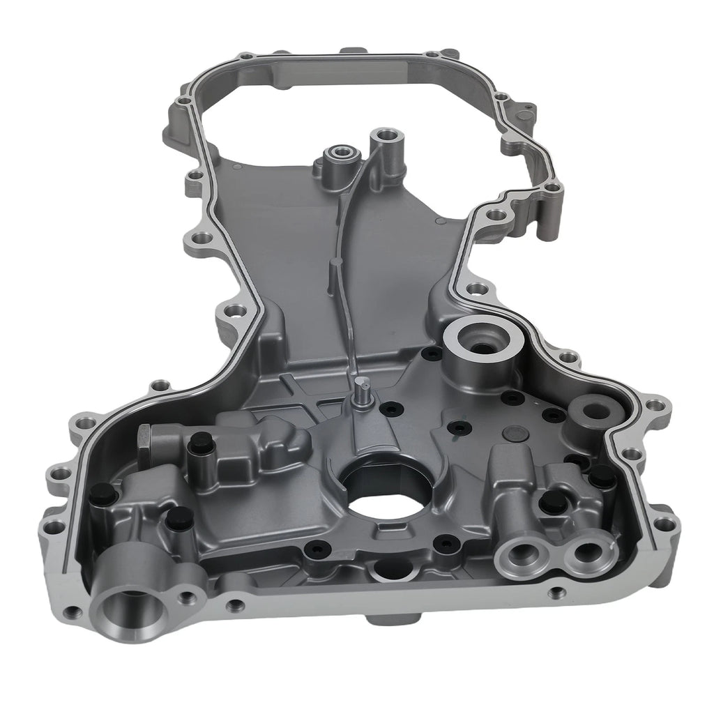 Aluminum Timing Cover for Nissan Altima 2.5L (2002–2006) 135008J002 Silver