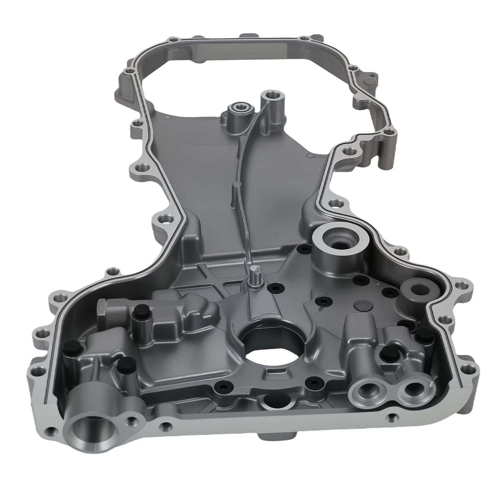 Aluminum Timing Cover for Nissan Altima 2.5L (2002–2006) 135008J002 Silver