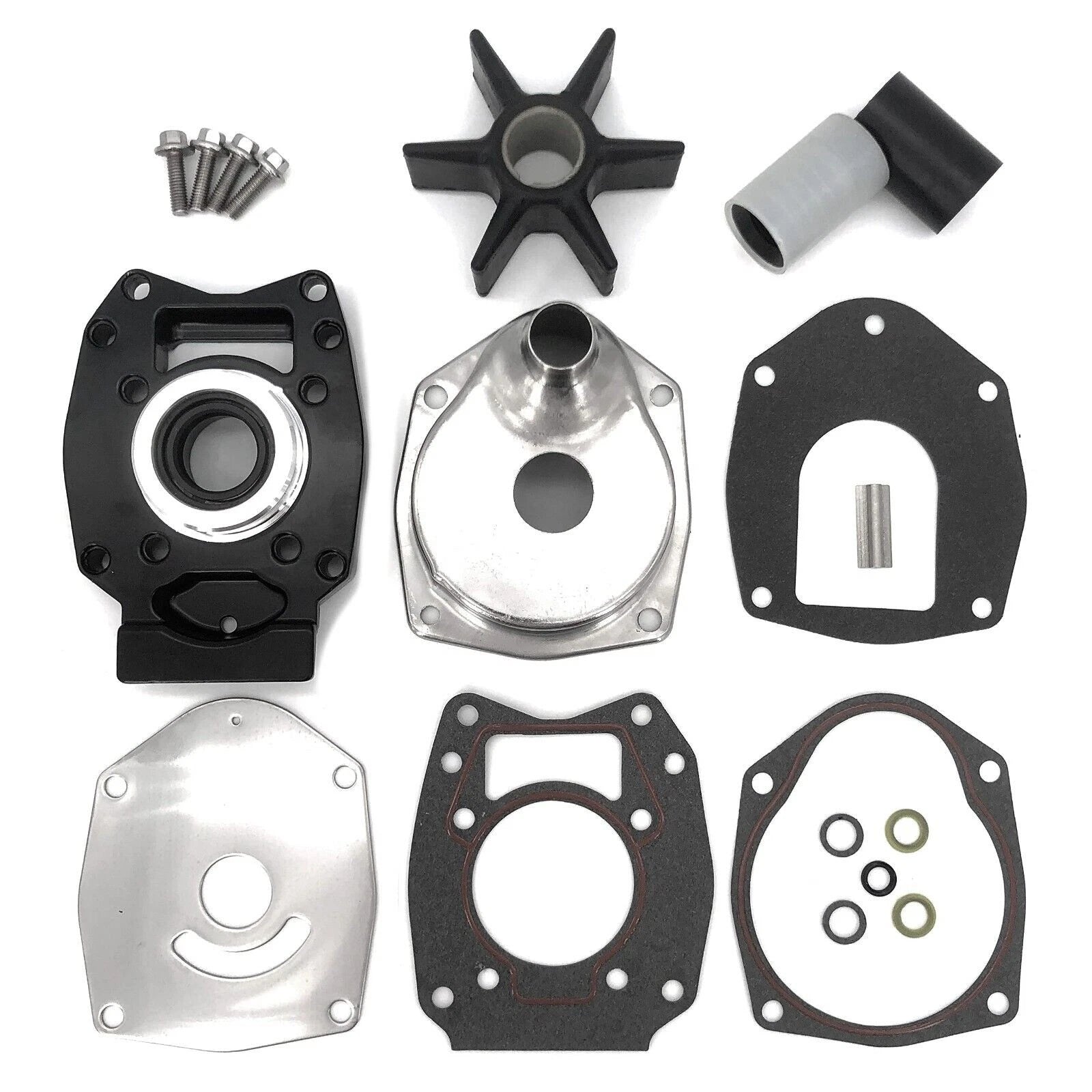 Water Pump Impeller Rebuild Kit for Mercury Mariner & Force 40-125 (46-8M0113799)