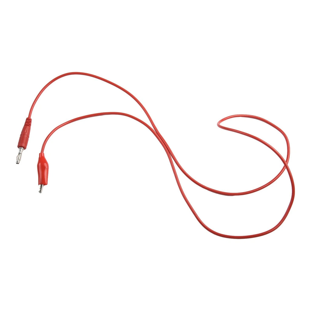 Test Line Clips for Dual Test Cable Line Tester Probe (104cm) - Set of 2