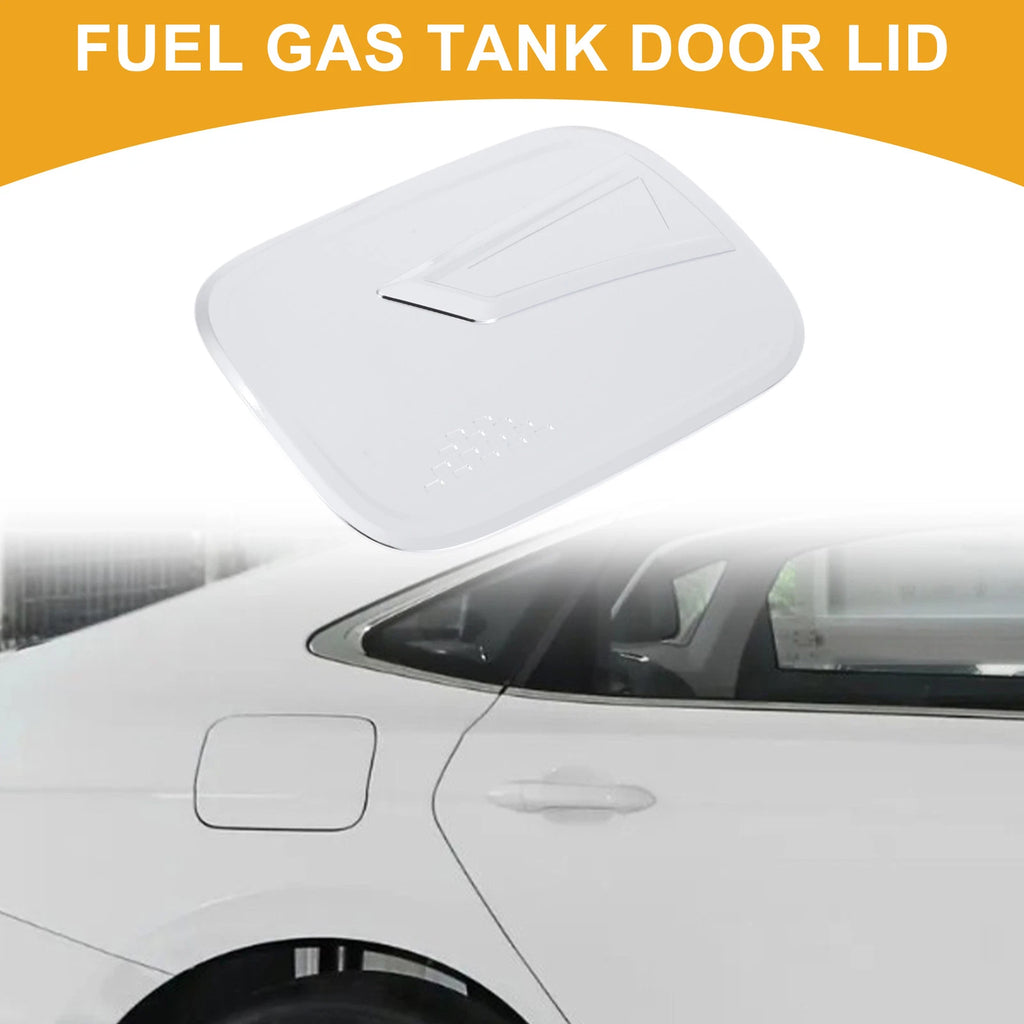 Fuel Tank Door Cap for Honda CR-V (2017–2022) Chrome Silver Tone