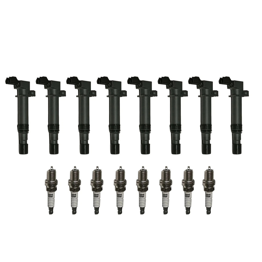 8X Ignition Coil & Spark Plugs for Jeep Liberty Dodge Ram Chrysler Aspen (2002–2012) UF270