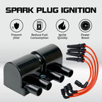 Ignition Coil + 4x Red Wires OEM for Chevy Aveo Pontiac Wave (2004–2011)