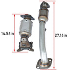Set of 2 Catalytic Converters for Honda CR-V 2.4L (2010–2011)