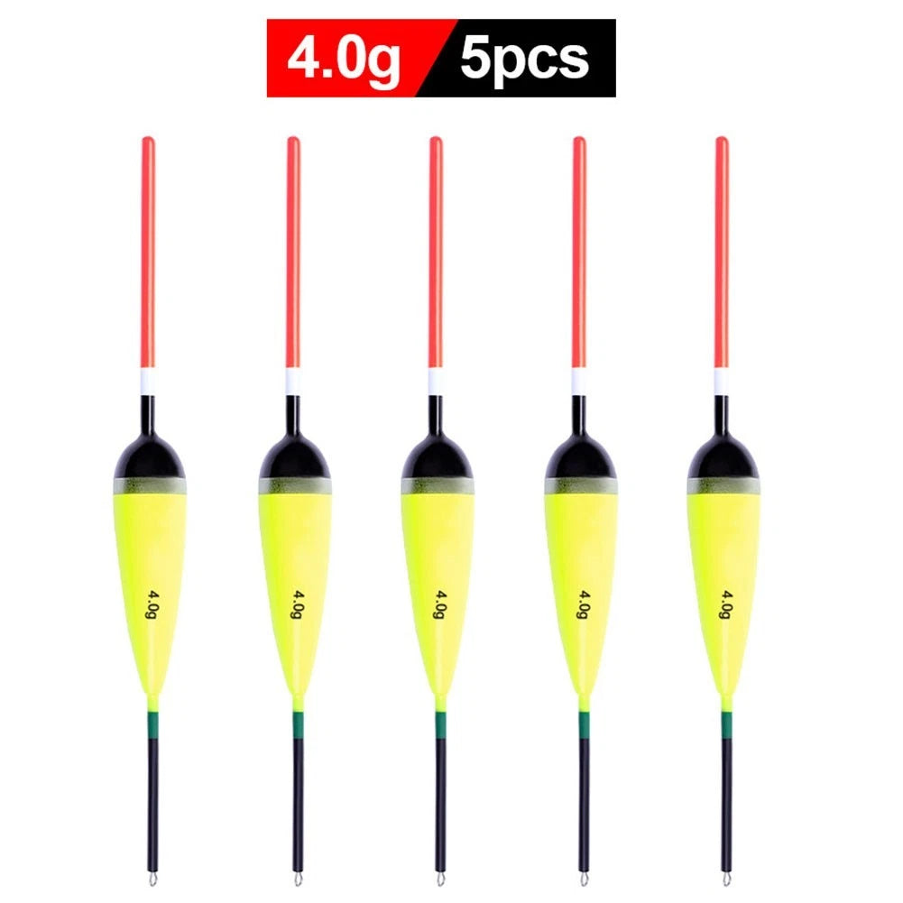 5pcs Lightweight Fishing Floats for Shallow Water