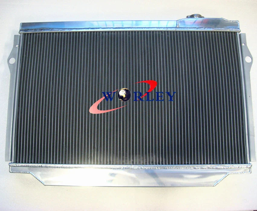 Aluminum Radiator + Blue Hose for Toyota Land Cruiser 80 Series (90-98)