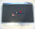 Aluminum Radiator + Blue Hose for Toyota Land Cruiser 80 Series (90-98)