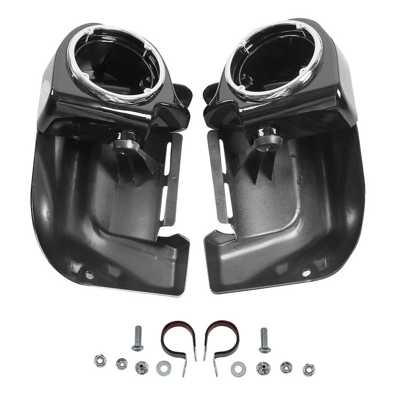 6.5" Speaker Pods + Lower Vented Leg Fairings for Harley Touring