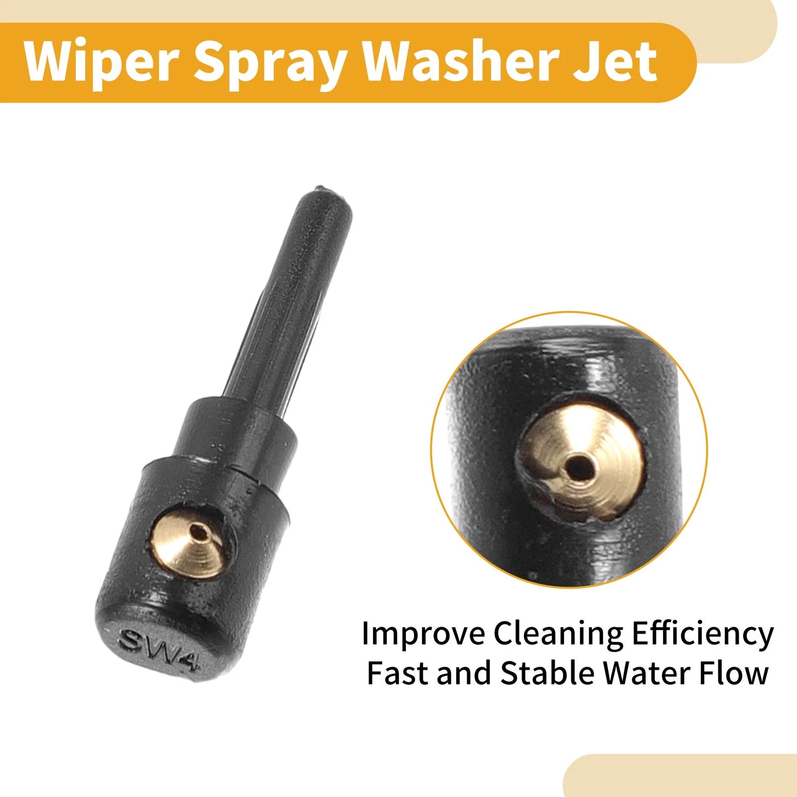 Windshield Washer Nozzle Kit for Ford Transit Connect (2002–2013) No.5T1617C630AA