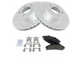Front Brake Pad and Rotor Kit for Mazda B4000 (1998–2002) PG253ZQ