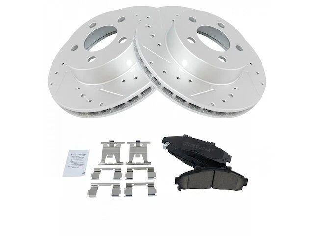 Front Brake Pad and Rotor Kit for Mazda B4000 (1998–2002) PG253ZQ