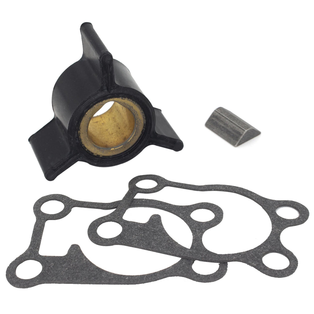 Water Pump Impeller with Key Gasket for Johnson Evinrude 2-4 HP (1970–1990)