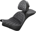 SADDLEMEN Explorer Seat with Backrest for Harley FXBB/FXST (2018–2024)