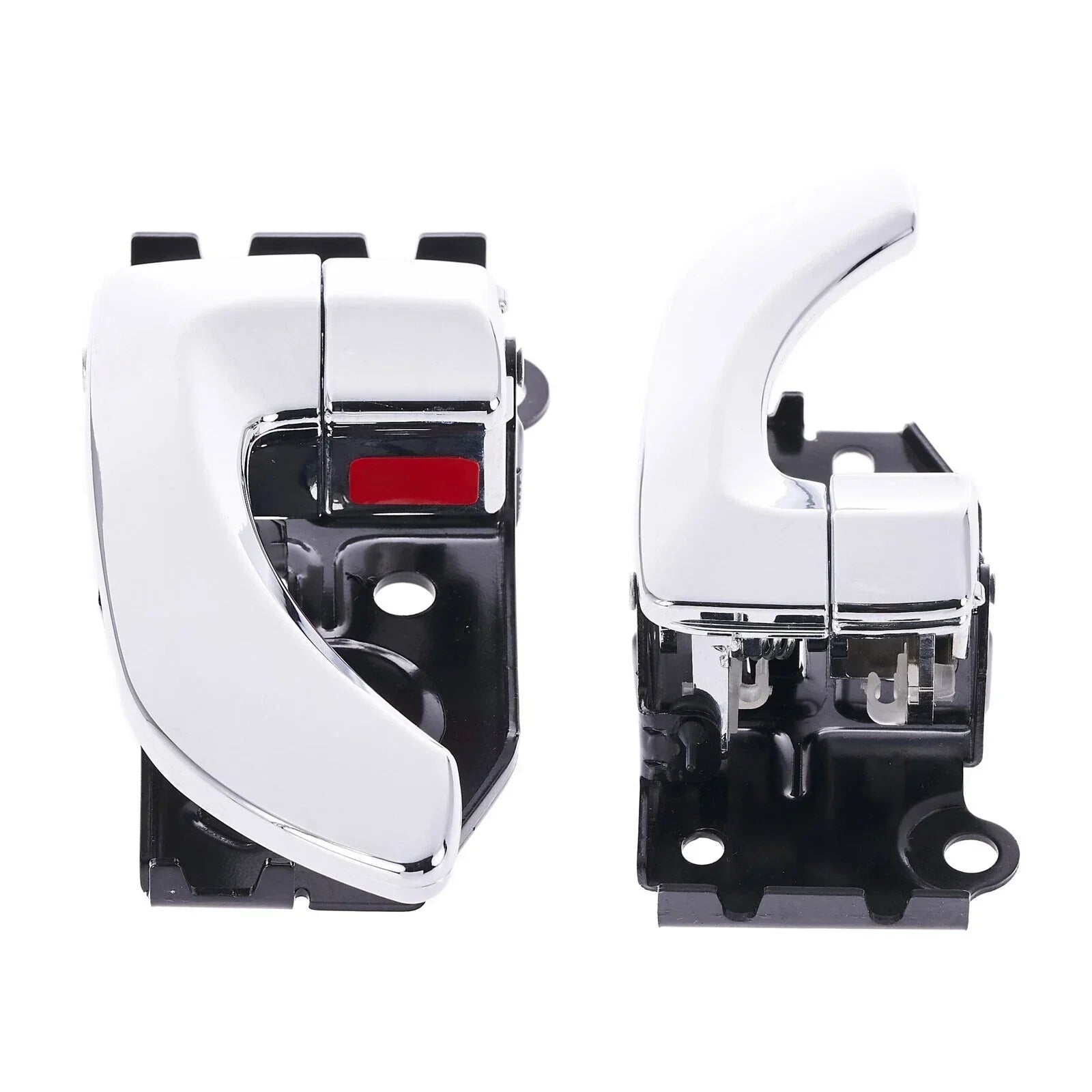 Door Handle Inner 2 x Chrome FRONT LEFT+RIGHT for Hyundai Santa Fe (2000–2005)