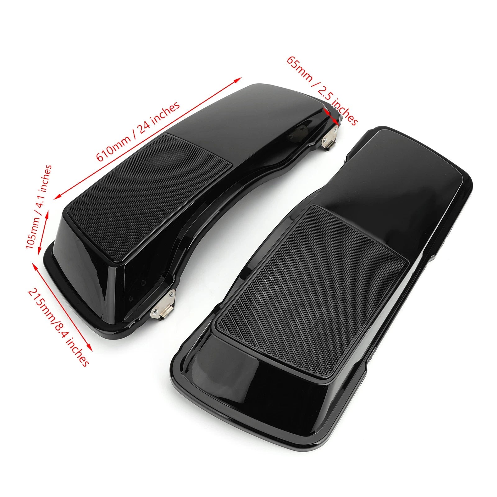 6x9" Saddlebag Speaker Lids for Harley Touring Electra Glide (1993–2013)