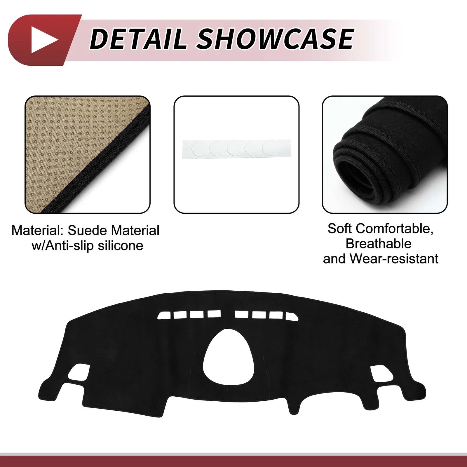 Dashboard Cover Mat for BMW Mini Clubman F54 (2015–2024) Black Sun Protector