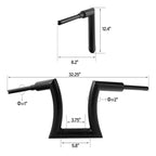 Rise 14" 16" 18" 20" Hanger Handlebar for Harley Sportster Black