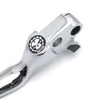 Chrome Skull Shorty Brake Clutch Levers for Harley XL/Dyna/Touring (1996–2007)