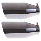 4" Inlet 7" Outlet 15" Long Stainless Steel Exhaust Tip for Universal Fit