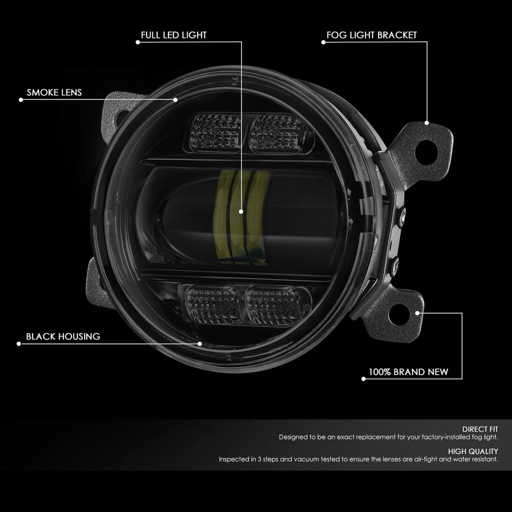 LED Projector Fog Lights for Ranger Mustang CR-V Pilot (2005–2022)