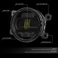 LED Projector Fog Lights for Ranger Mustang CR-V Pilot (2005–2022)