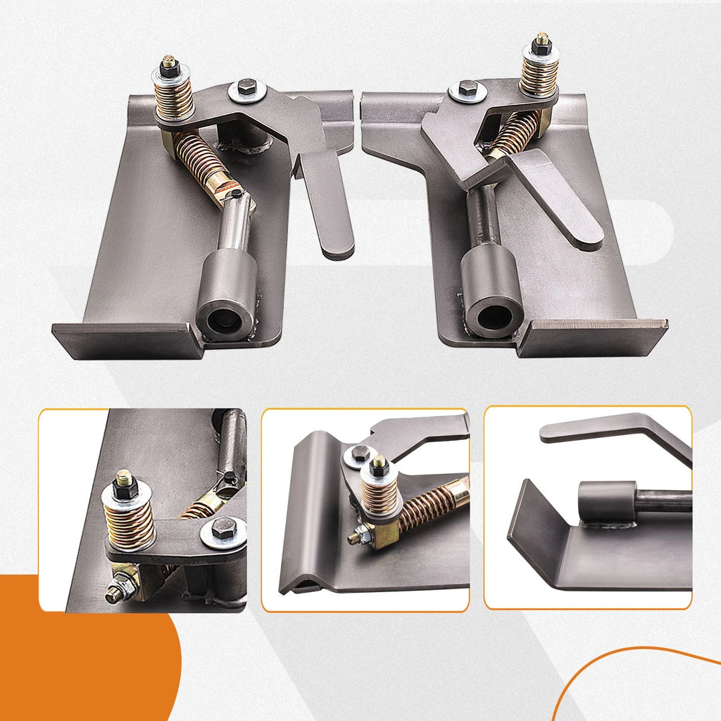 2Pcs Quick Tach Brackets for Skid Steer (Weld On)