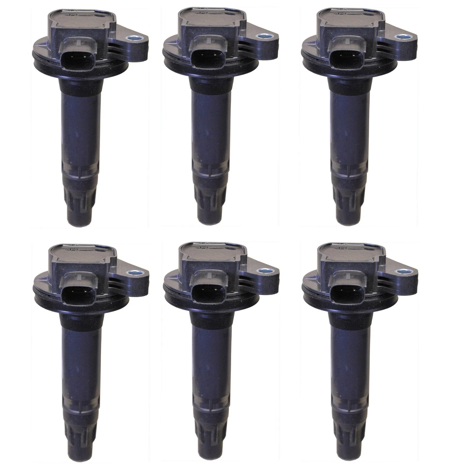Set of 6 Denso Direct Ignition Coils for Ford Edge Flex Mustang Lincoln MKX MKT (2007–2019)