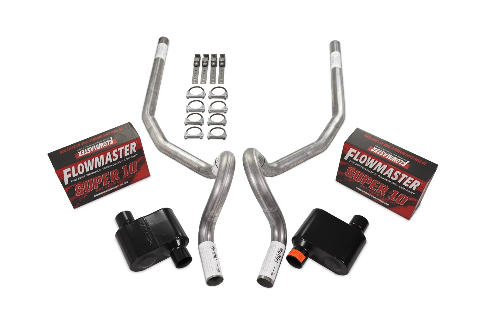 2.5" Dual Exhaust Kit for GM G Body (1978–1988) - Flowmaster Super 10 Rear Exit
