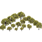 40Pcs Mixed Size Model Trees for Train Railway Building Scenery